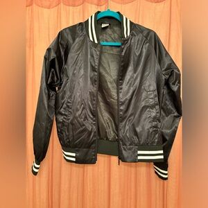 Black Bomber Jacket